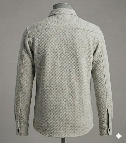 Oversized Shirt with Flap Pockets